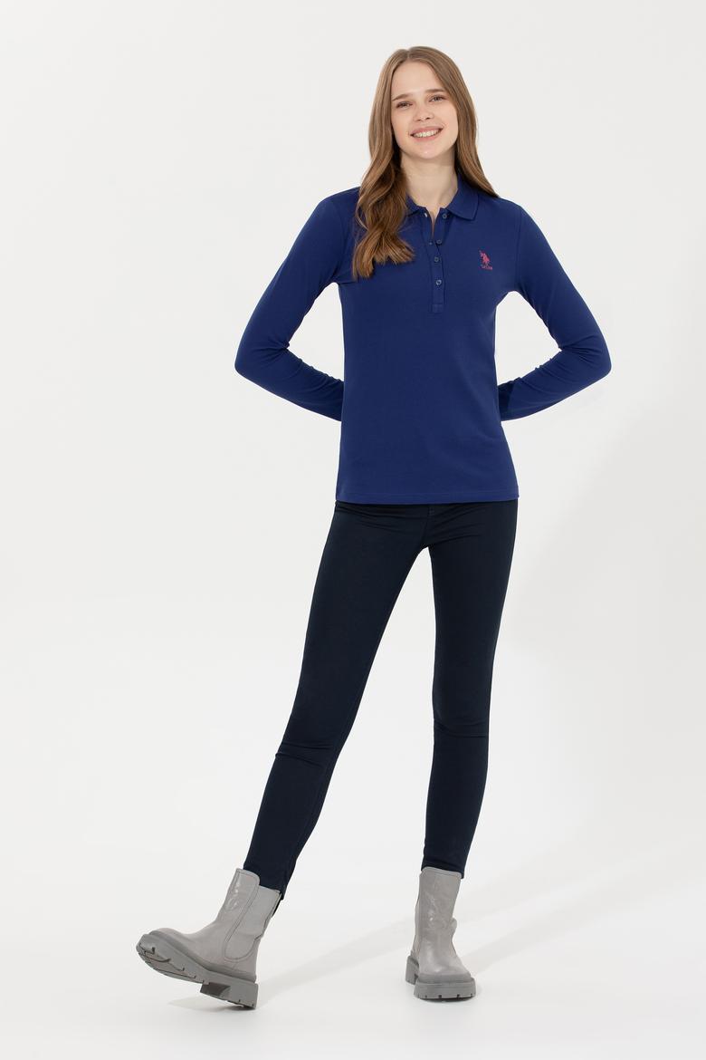 Kadın Mavi Basic Sweatshirt - 50262813021