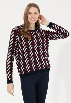 Kadın Lacivert Kazak - 50256645007