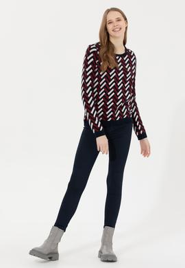 Kadın Lacivert Kazak - 50256645007