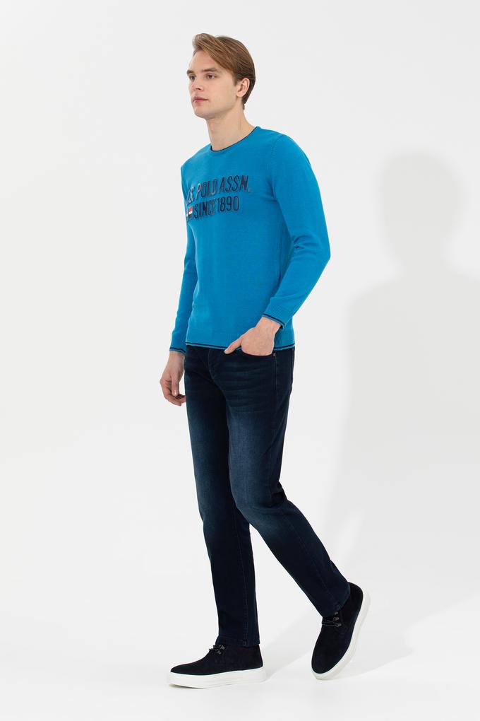 Erkek Koyu Mavi Jean Pantolon