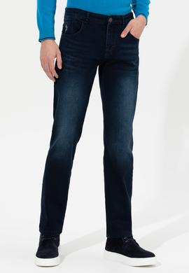 Erkek Koyu Mavi Jean Pantolon - 50262811008