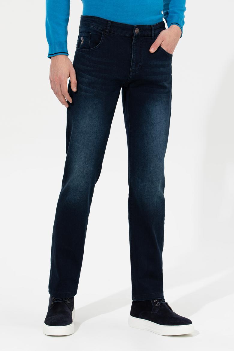 Erkek Koyu Mavi Jean Pantolon - 50262811008