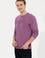 Erkek Menekşe Melanj Sweatshirt