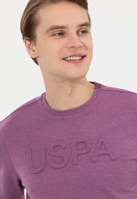 Erkek Menekşe Melanj Sweatshirt - 50253270041