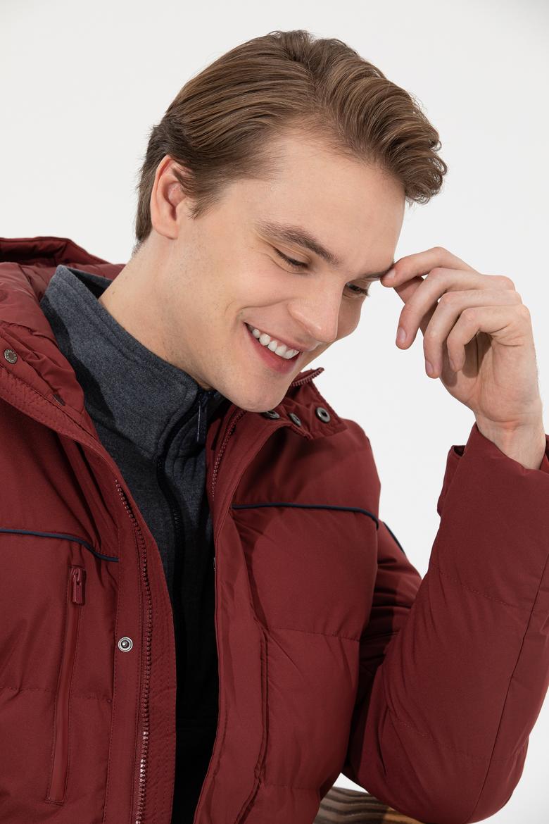 Erkek Vişne Mont - 50253587027