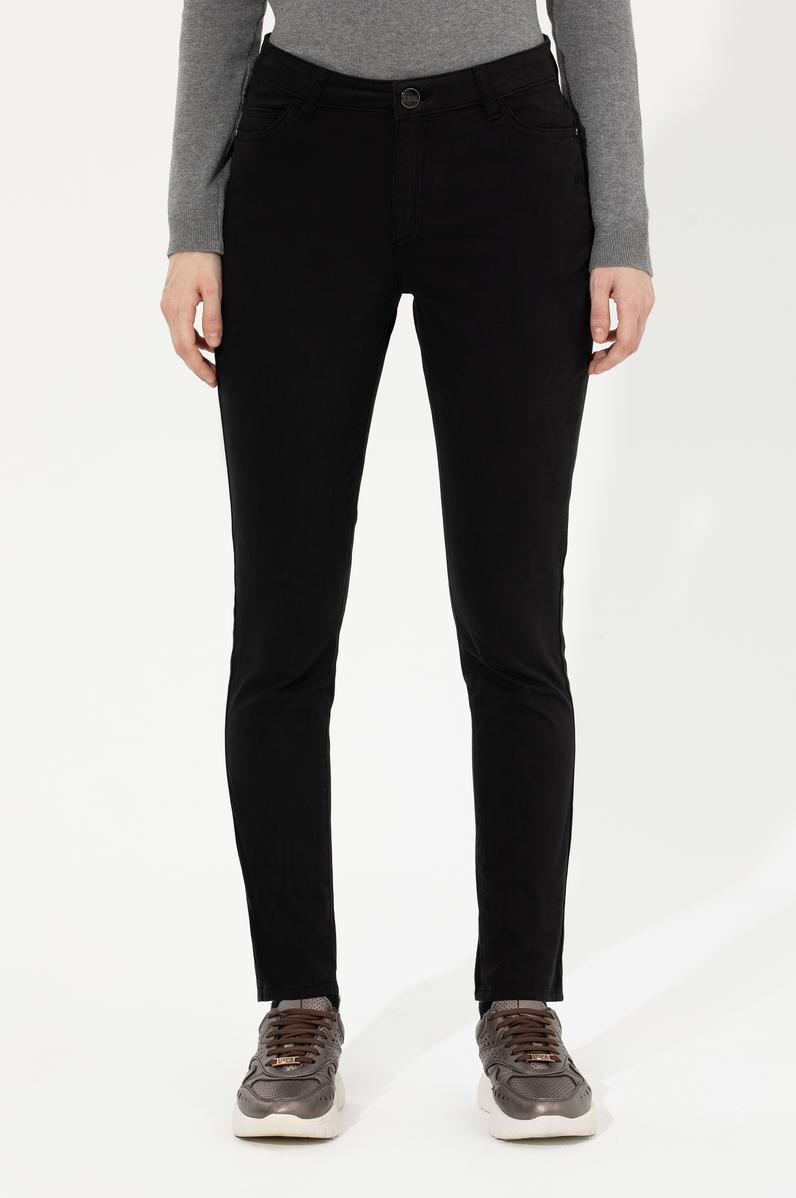 Kadın Siyah Toothpick Fit Pantolon
