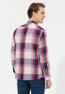 Erkek Ekoseli Kırmızı Gömlek - 50262452009