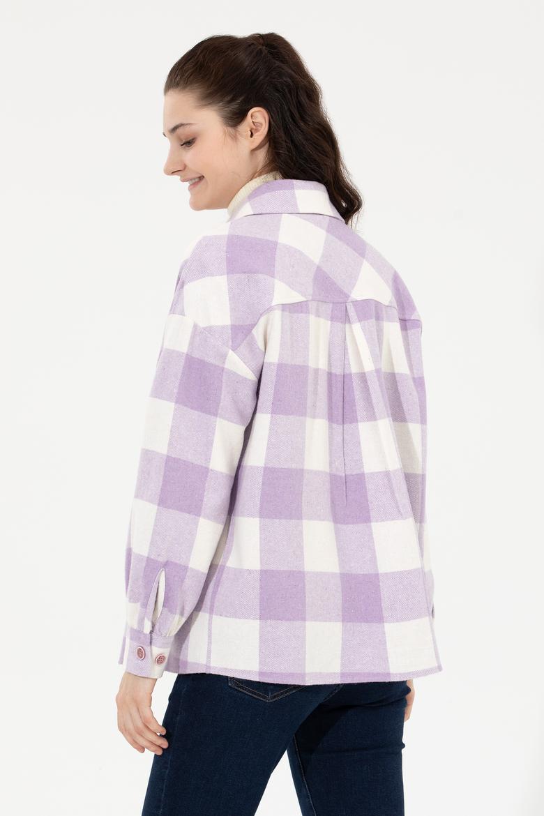 Kadın Manolya Uzun Kollu Gömlek - 50256994023