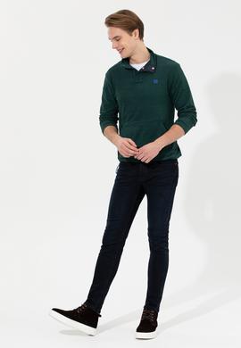 Erkek Yeşil Sweatshirt - 50253588026