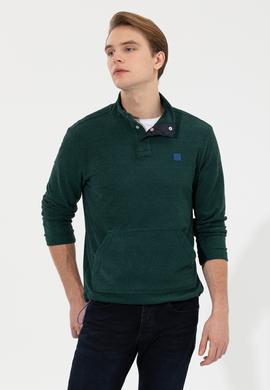 Erkek Yeşil Sweatshirt - 50253588026