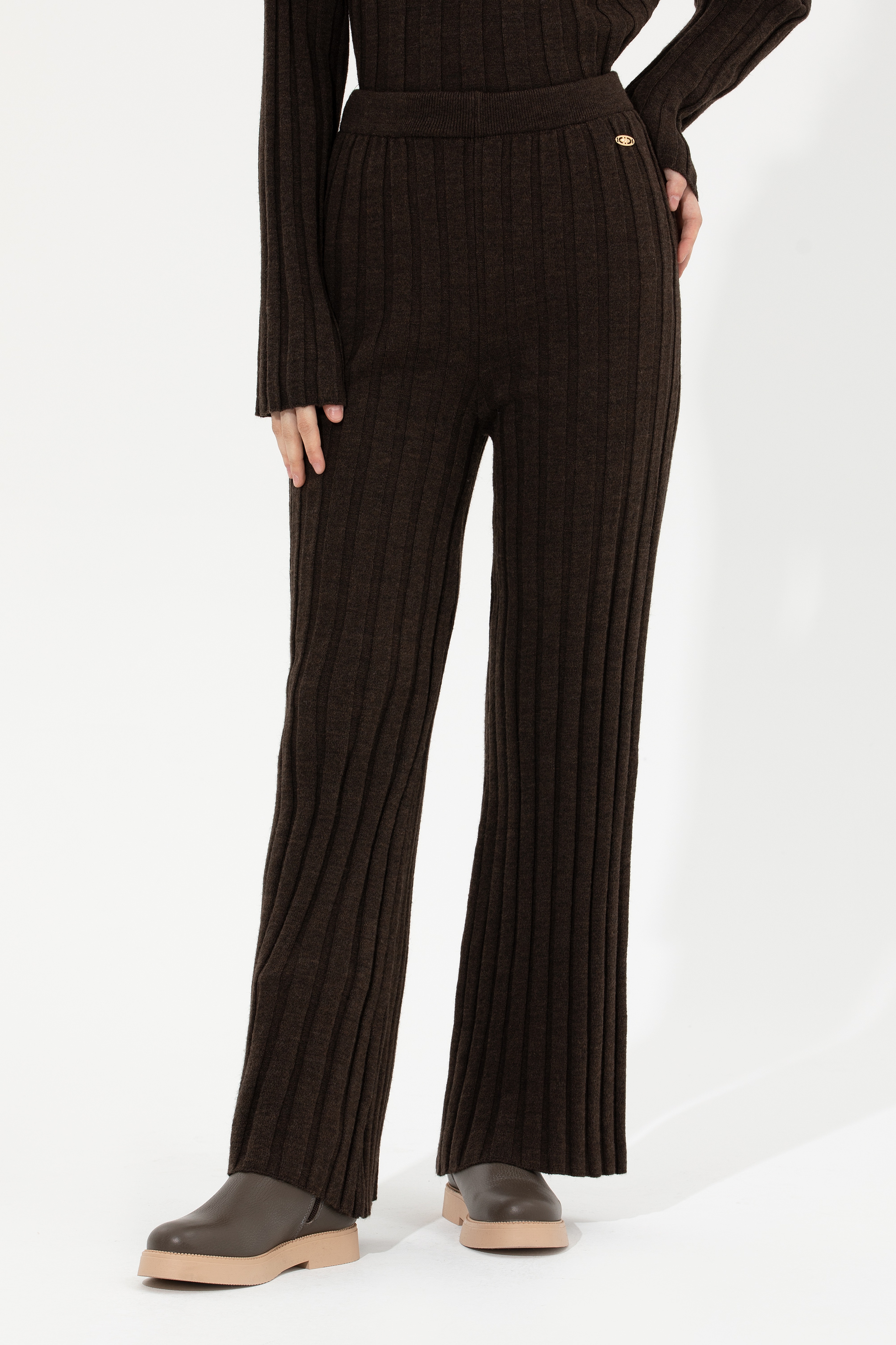 Kadın Coconut Triko Pantolon - Image 2