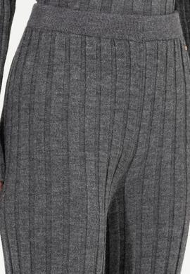 Kadın Gri Melanj Triko Pantolon - 50253725011
