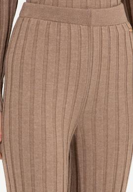 Kadın Vizon Melanj Triko Pantolon - 50253725019