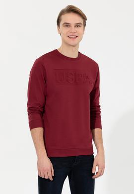 Erkek Vişne Basic Sweatshirt - 50254503034