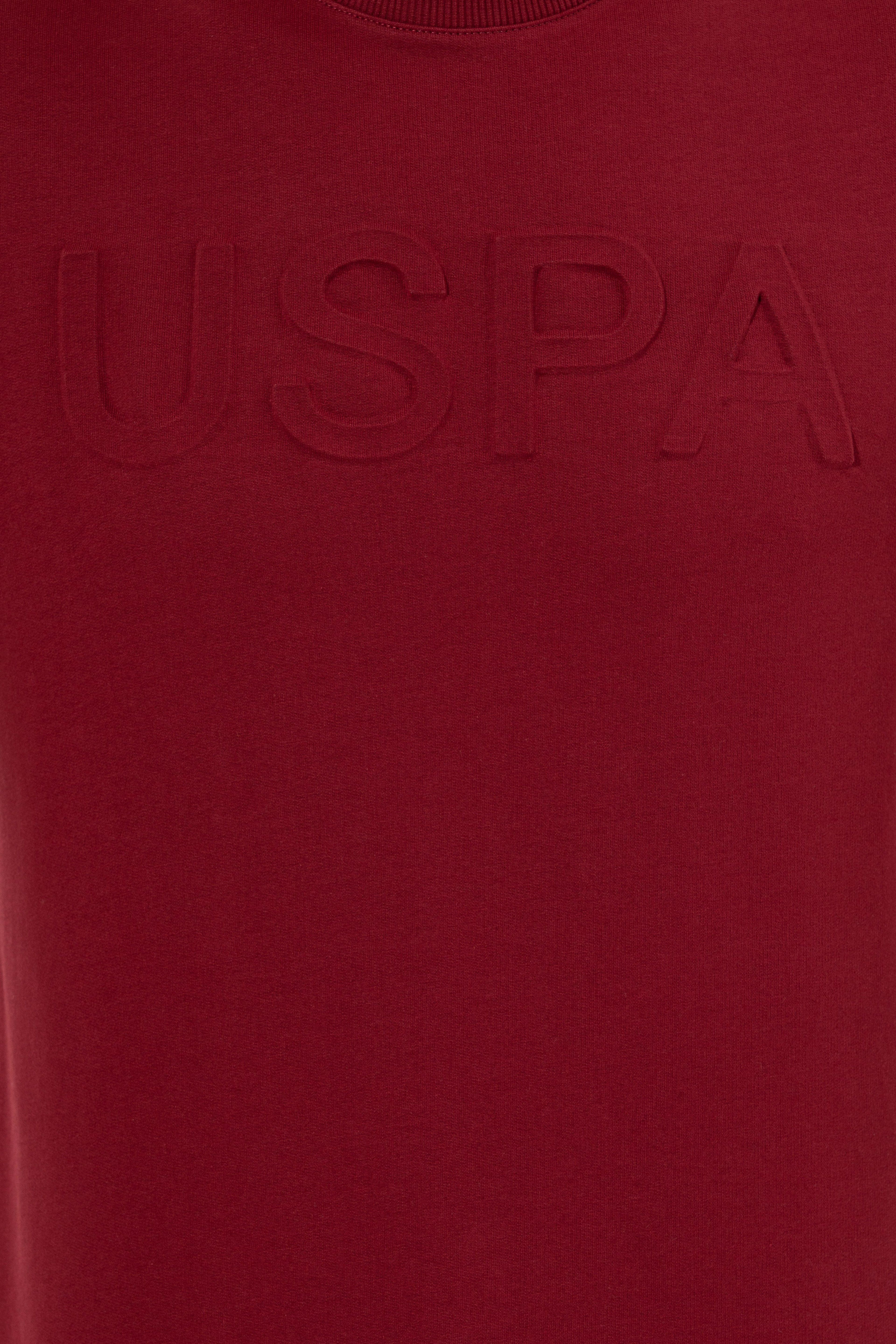 Erkek Bordo Basic Sweatshirt