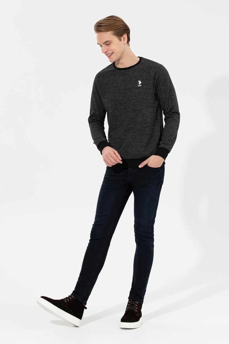 Erkek Siyah Sweatshirt - 50256356033