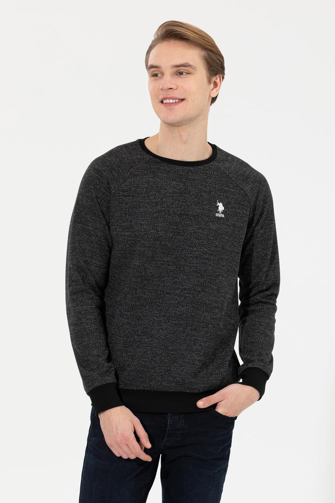 Erkek Siyah Sweatshirt
