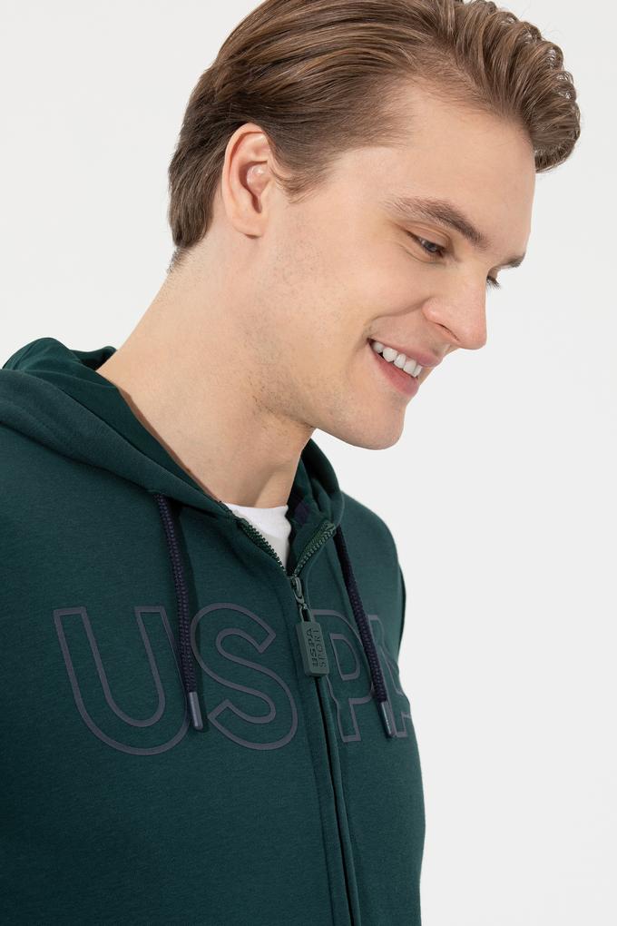 Erkek Koyu Yeşil Sweatshirt