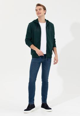 Erkek Koyu Yeşil Sweatshirt - 50253125056