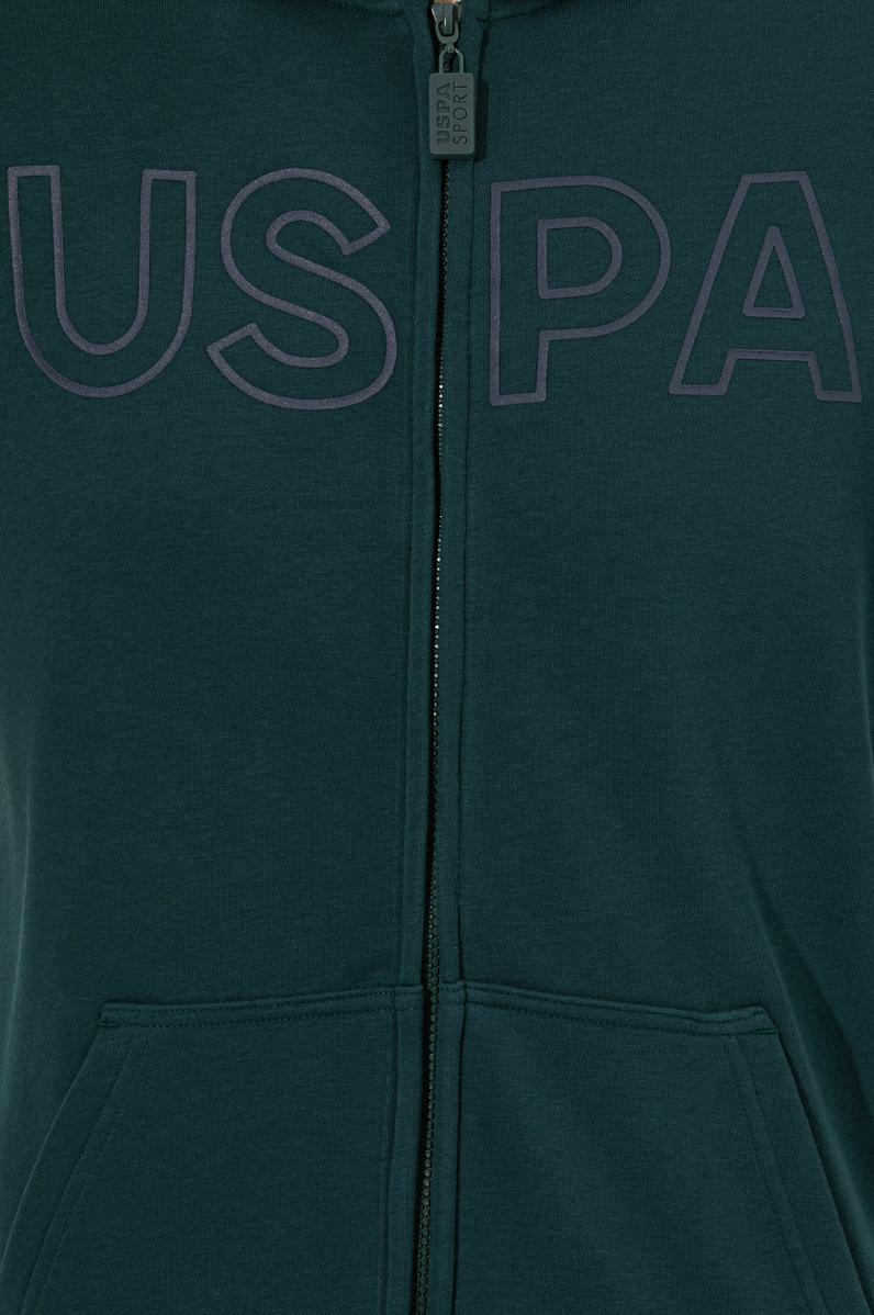 Erkek Koyu Yeşil Örme Hırka