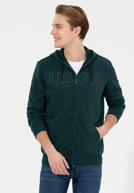 Erkek Koyu Yeşil Sweatshirt - 50253125056