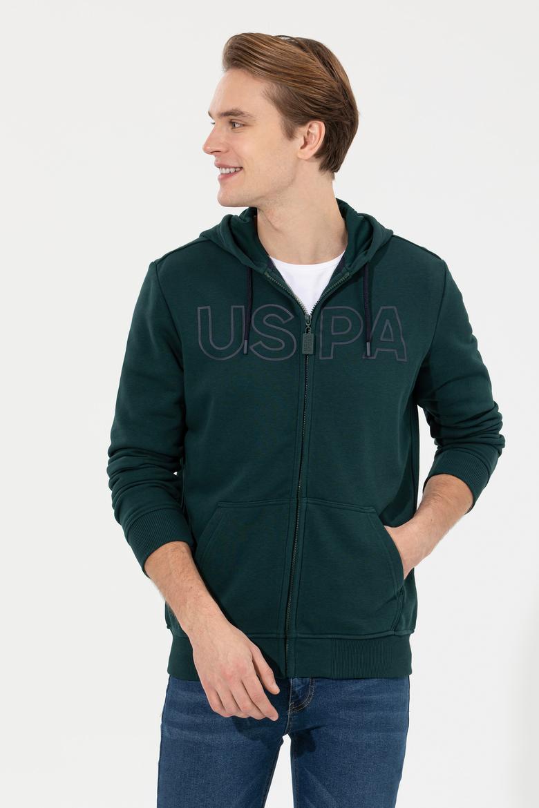 Erkek Koyu Yeşil Sweatshirt - 50253125056