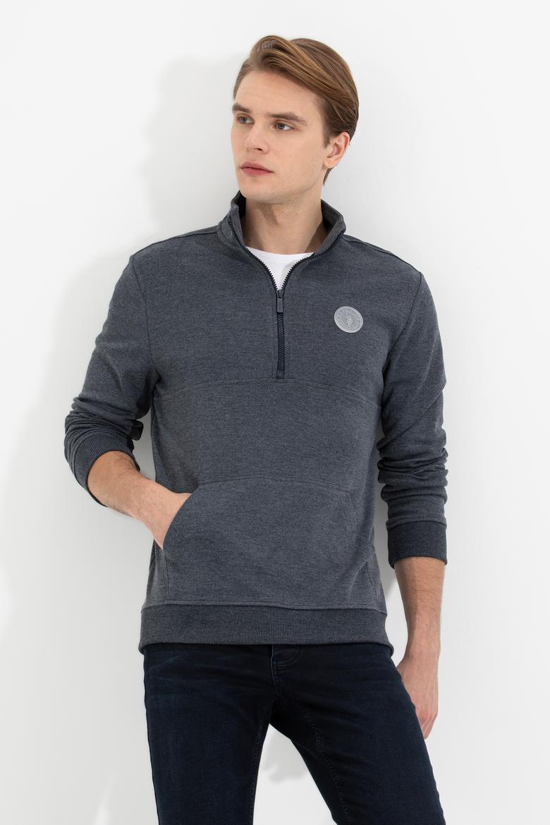 Erkek Lacivert Sweatshirt