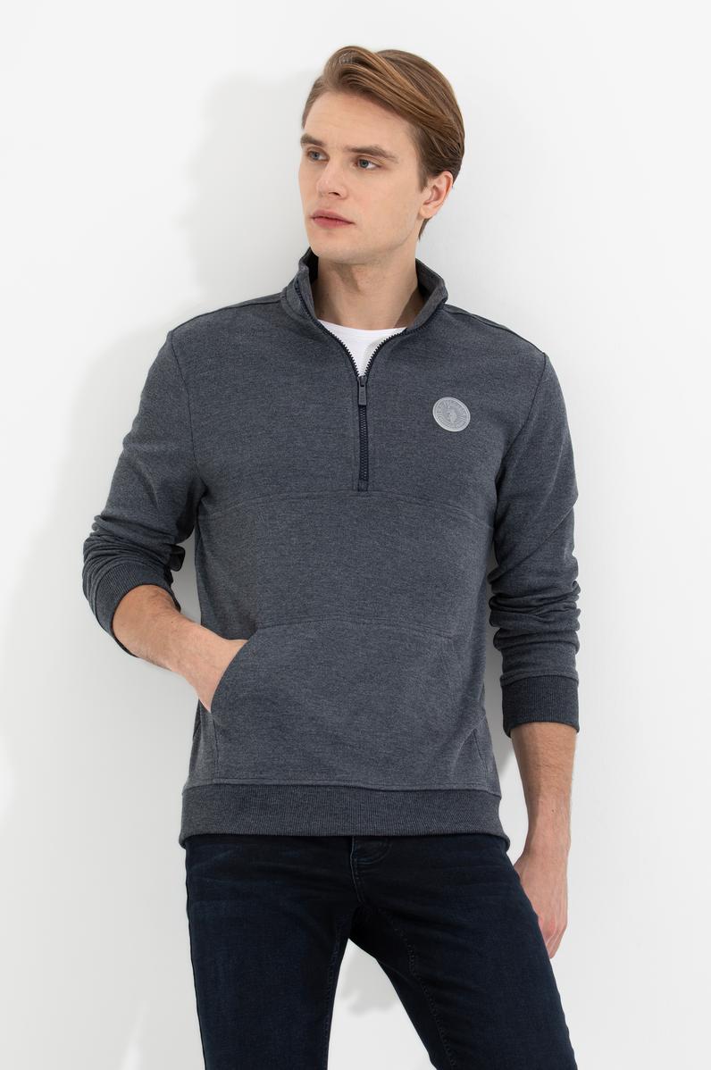 Erkek Lacivert Sweatshirt