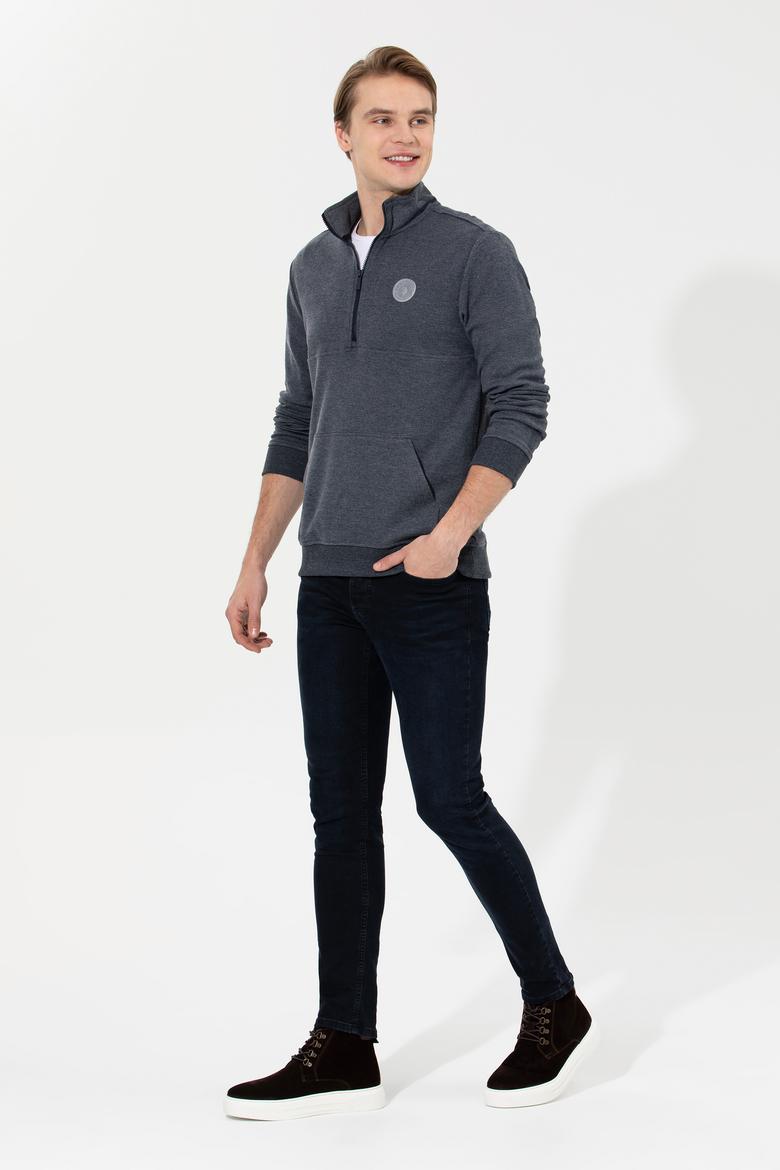 Erkek Lacivert Sweatshirt - 50256328046