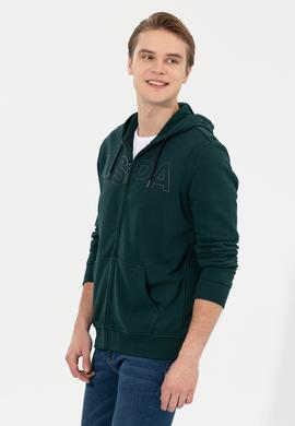 Erkek Koyu Yeşil Sweatshirt - 50253125056