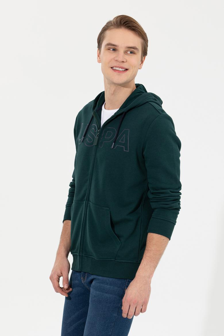 Erkek Koyu Yeşil Sweatshirt - 50253125056