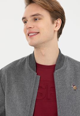 Erkek Antrasit Kaşe Kaban - 50256918014