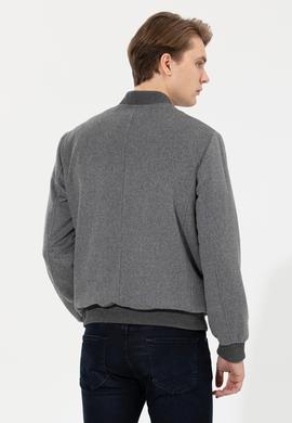 Erkek Antrasit Kaşe Kaban - 50256918014