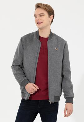 Erkek Antrasit Kaşe Kaban - 50256918014