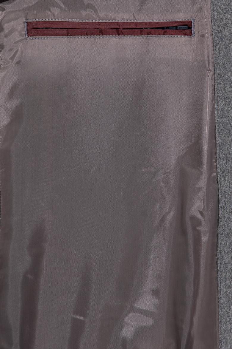 Erkek Antrasit Kaşe Kaban - 50256918014