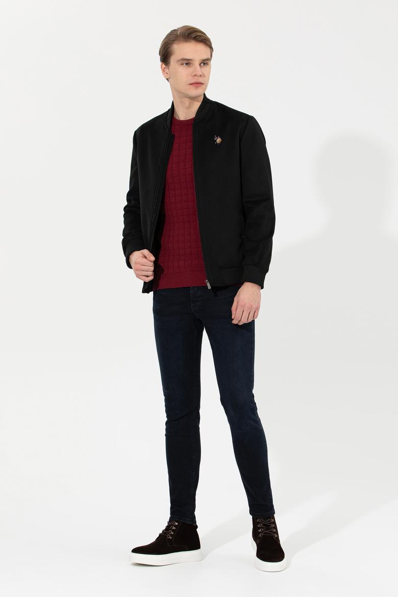 Erkek Siyah Kaşe Kaban - 50256918024