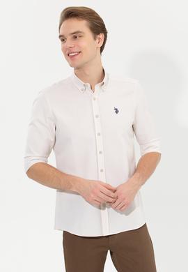 Erkek Taş Uzun Kollu Basic Gömlek - 50265664154