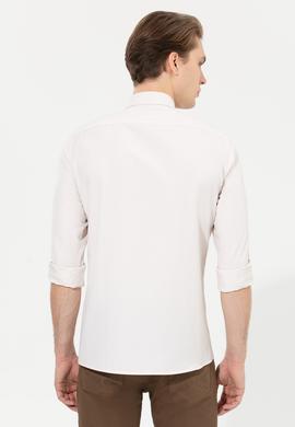Erkek Taş Uzun Kollu Basic Gömlek - 50265664154