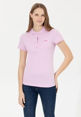 Kadın Manolya Basic Polo Yaka Tişört - 50266348040