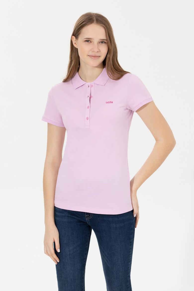 Kadın Manolya Basic Polo Yaka Tişört - 50266348040