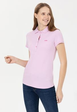 Kadın Manolya Basic Polo Yaka Tişört - 50266348040