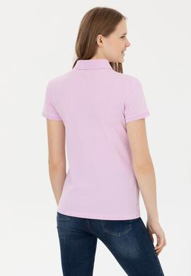 Kadın Manolya Basic Polo Yaka Tişört - 50266348040