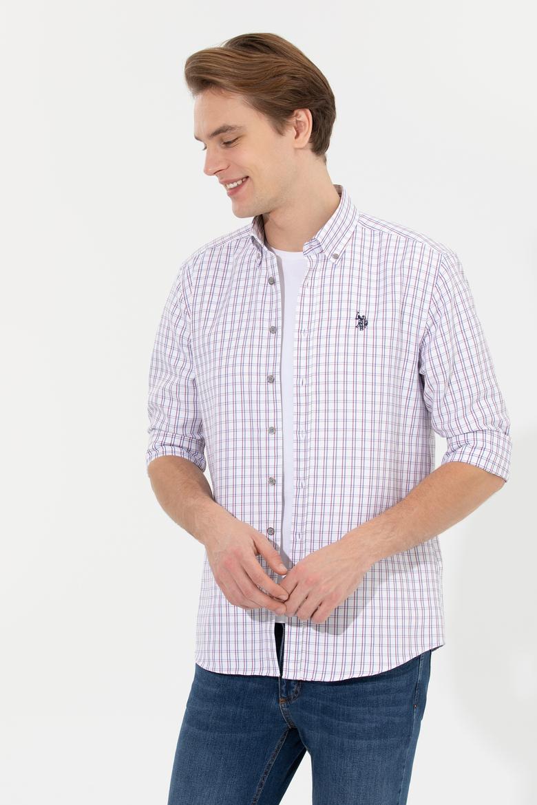 Erkek Kırmızı Kareli Gömlek - 50273945027