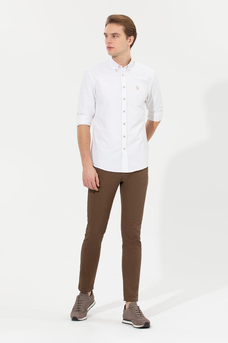 Erkek Beyaz Uzun Kollu Gömlek - 50273979001