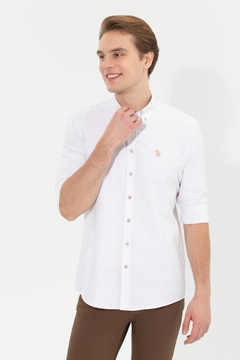 Erkek Beyaz Uzun Kollu Gömlek - 50273979001