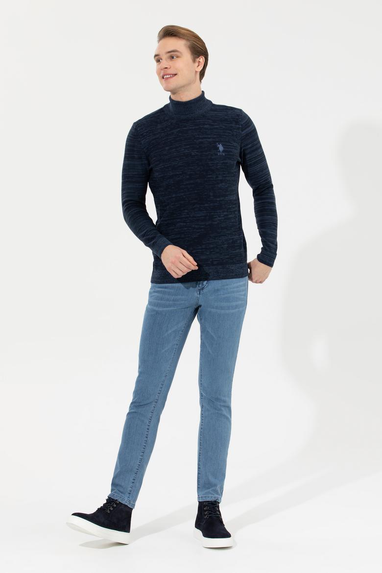 Erkek Koyu Mavi Jean Pantolon - 50262812026