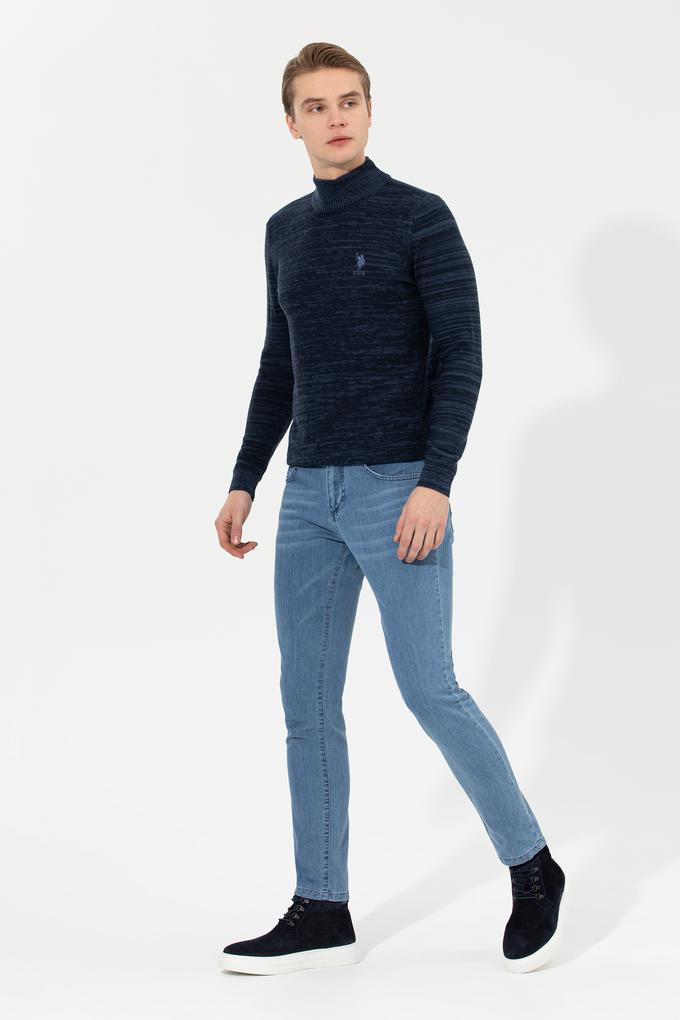 Erkek Koyu Mavi Jean Pantolon