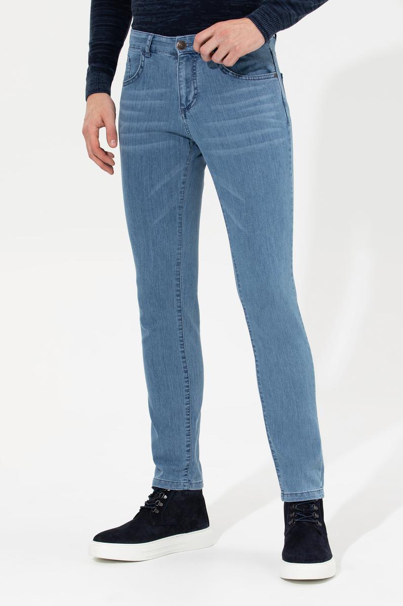 Erkek Koyu Mavi Jean Pantolon