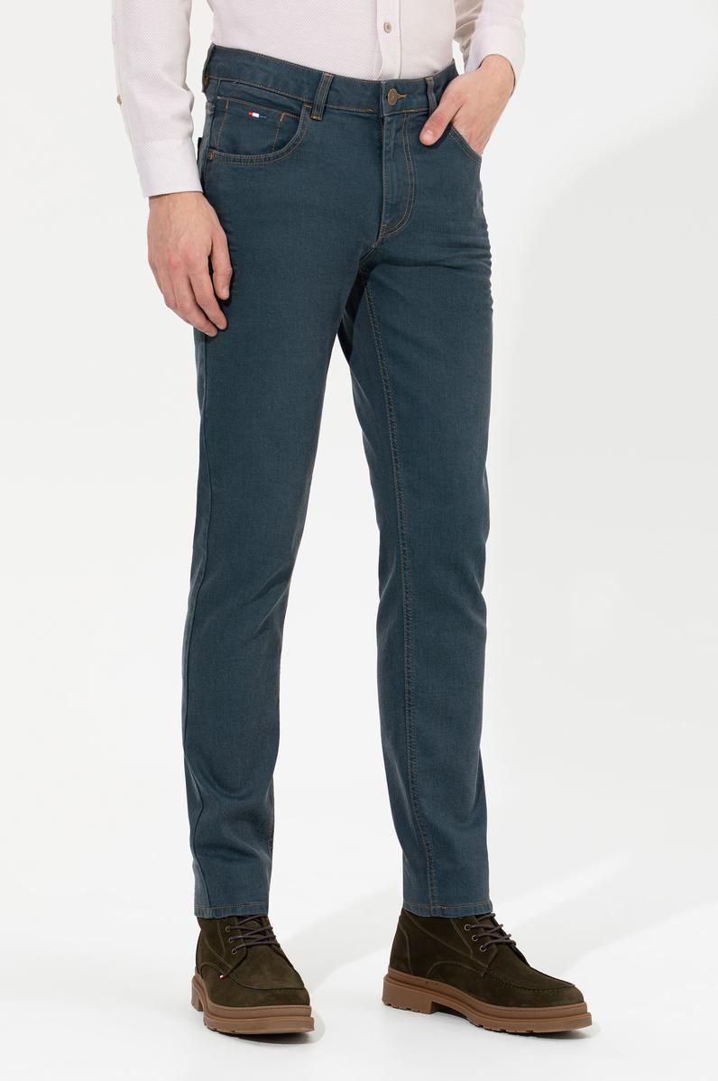 Erkek Yeşil Jean Pantolon