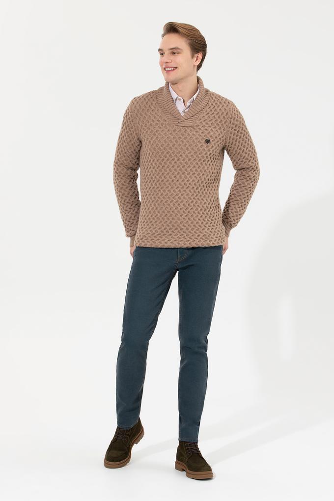 Erkek Yeşil Jean Pantolon